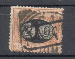 Regno D'Italia - 1890-91- Segnatasse (mascherine) (usato) 20 C. Su 1 C. Sass. 18 - Segnatasse