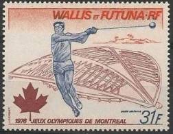 WALLIS Et FUTUNA 1976   Poste Aerienne PA 72   Neuf Sans Charniere ** Jeux Olympiques  MONTREAL. - Ungebraucht