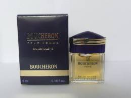 Boucheron Pour Homme Eau De Toilette 5ml - Miniaturen Flesjes Heer (met Doos)