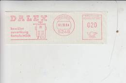 5248 WISSEN, Fa.DALEX, Maschinen-Werbe-Stempel 1964 - Altenkirchen