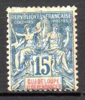 Guadeloupe - 1892 - N° Yvert : 32 * - Neufs