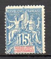 Guadeloupe - 1892 - N° Yvert : 32 (*) - Unused Stamps