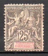 Guadeloupe - 1892 - N° Yvert : 34 * - Neufs