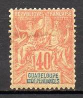 Guadeloupe - 1892 - N° Yvert : 36 * - Unused Stamps