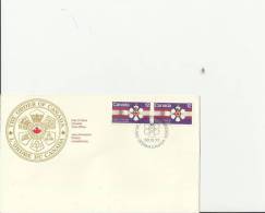 CANADA 1977 –FDC THE ORDER OF CANADA  W 2 STS OF 12 C POSTM. OTTAWA JUN 30 RE2051 - 1971-1980