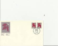 CANADA 1978–FDC CANADIAN FLOWERS SERIE W 2 STS OF 30 C  POSTM. OTTAWA MAR 7 RE2059 - 1971-1980