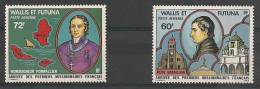 WALLIS Et FUTUNA 1978  Poste Aerienne  PA 82 Et 83 Neufs Avec  Charniere ** Arrivée Des Premiers Missionnaires Francais - Neufs