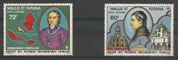 WALLIS Et FUTUNA 1978  Poste Aerienne  PA 82 Et 83 Neufs Avec  Charniere ** Arrivée Des Premiers Missionnaires Francais - Nuevos