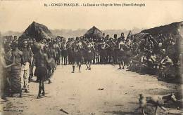 Afrique - Africa - Congo -ref A425- Ethnologie - Danse Au Village De Betou - Haut Oubanghi  -carte Bon Etat - - Pointe-Noire