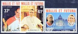 WALLIS Et FUTUNA 1978  Poste Aerienne Série PA 86 à 88 Neufs Avec  Charniere * Papes Paul VI Et Jean Paul 1er - Unused Stamps