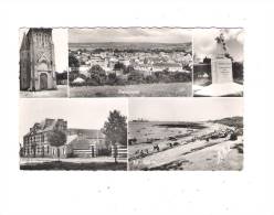 Cpm 50 Manche - EQUEURDREVILLE Souvenir - 1956 -  Eglise Panorama Monument Aux Morts Mairie La Saline - Equeurdreville