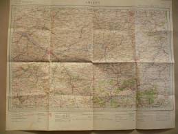 Carte Topographique  Ou Etat Major AMIENS N°9  Type 1912 - Topographical Maps