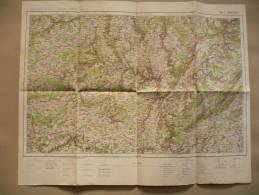 Carte Topographique  Ou Etat Major  LONGWUY Type 1912 - Cartes Topographiques