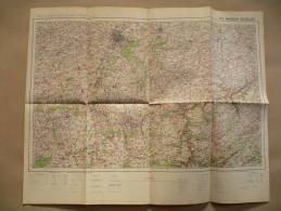 Carte Topographique  Ou Etat Major  MAUBEUGE BRUXELLES N°5 Type 1912 - Topographical Maps