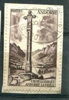 Andorre 1955-58 - YT 149 (o) Sur Fragment - Gebraucht