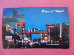 NV - Nevada > Reno  The Reno  Arch At Night  ----------  ----------ref 818 - Reno