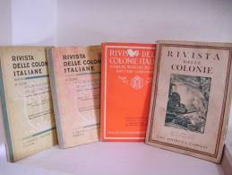 RIVISTA  DELLE  COLONIE  ITALIANE - Alte Bücher