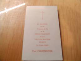 BC4-2-102 Souvenir Communion Paul Paermentier Seneffe 1965 - Kommunion Und Konfirmazion