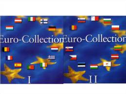 Einklick-Alben Band 1+2 €-Münzen 2002/08 Für 24 Set 18€ A B D E SF F GR I L NL P IRL BG CZ CY EST LV LT H M PL RO SLO SK - Eslovenia