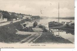 PENICHE - CHARTRETTES - Le Port - Péniches