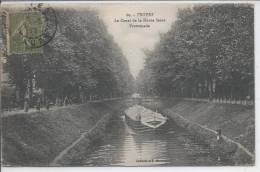 PENICHE - TROYES - Le Canal De La Haute Seine - Promenade - Péniches