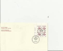 CANADA 1981 – FDC CLASS A DEFINITIVE NEW STAMP   W 1 BLOCK  UPPER LEFT OF "A" ST     POSTM. OTTAWA DEC 29    RE2088 - 1981-1990