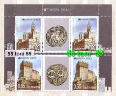 BULGARIA / BULGARIE 2012 Europa – Visit Bulgaria   2set + Vignette -MNH - Unused Stamps
