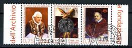 2012 - VATICANO - VATIKAN - IV CENTENARIO DELLA FONDAZIONE DELL´ARCHIVIO SEGRETO VATICANO F.D.C. - Used Stamps