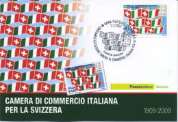 ITALIA - FDC MAXIMUM CARD 2009 - CAMERA DI COMMERCIO -  ANNULLO SPECIALE - Maximumkaarten