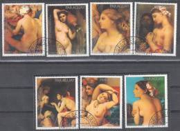 Paraguay 1981- Art Painting -  Mi 3425-37 - Complete Set  Used - Desnudos