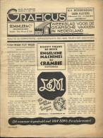 Revue Tijdschrift Graficus - Den Haag 1934 Met Publiciteit Drukkerij Uitrustingen - Altri & Non Classificati