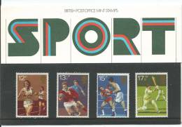 1980 Sport  Set Of 4 Presentation Pack As Issued 10th October 1980 Great Value - Presentation Packs