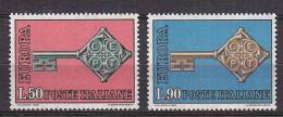 PGL BH0305 - EUROPA CEPT 1968 ITALIE Yv N°1010/11 ** - 1968