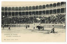 Série CORRIDA DE TOROS. - CITANDO A BANDERILLAS. Hauser Y Ménet . N° 386 - Corridas