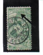 SOS164 SCHWEIZ 1900 MICHL NR.  71 DRUCKFEHLER FARBFLECK - Plaatfouten