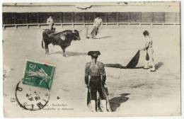 Série Course De Taureaux  F G. N° 5 - Banderillero Se Préparant à Banderiller Au Demi-tour - Corridas