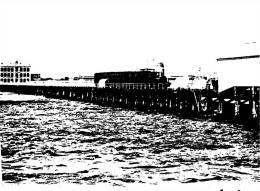 (680) Railway - Train On Jetty - Largs - Adelaide