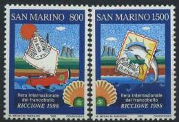 1998 San Marino, Fiera Internazionale Del Francobollo, Serie Completa Nuova (**) - Brieven En Documenten