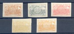 Belgie - Belgique Ocb Nr :  1882 ND Reprints * MH  (zie Scan) 7 8  11  12 14 - Mint