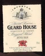 Etiquette De Spiritueux Au  Whisky   -   Guard House  -  Canada - Whisky