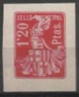 9198-BARCELONA FISCALES LOCALES AÑO 1913 PRUEBA 1,20 PTS SPAIN REVENUE FISCAUX.ENSAYOS PRUEBAS ESSAY LOCAL BARCELONA-FIS - Barcelona