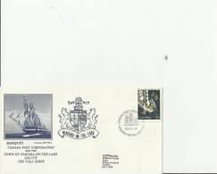 CANADA 1984 – FDC THE TALL SHIPS - SALUTE BY CANADA POST & NIAGARA-ON-THE-LAKE(COAT OF ARMS) W 1 ST  OF 32 C    POSTM. N - 1981-1990