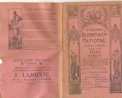 Le Véritable ALMANACH NATIONAL 1949 - Books & Catalogs