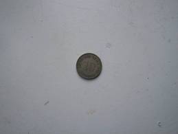 Pièce Monnaie -  10 PFENNIG 1900 DEUTSCHES REICH  - 4 Grammes  2cm - état Moyen - 10 Pfennig