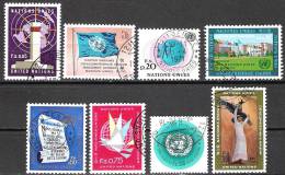 UNO Genf 1969 MiNr.1 - 8 O  Gest. Jahrgang 1969 Komplett ( 82 ) - Used Stamps