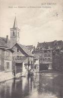 Germany Deutsches Reich PPC Alt-Erfurt Blick Vom Dämmchen Auf Krämerbrücke (Rückseite) BRAUNSCHWEIG 1908 (2 Scans) - Erfurt