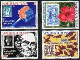 WALLIS Et FUTUNA 1979  Poste Aerienne Série PA 92 à 95 Neufs Sans  Charniere ** 100 E Anniversaire Mort Sir Rowland Hill - Unused Stamps