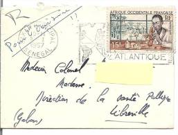 Afrique Occidentale Française - Enveloppe - 1957 - Briefe U. Dokumente