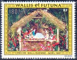 WALLIS Et FUTUNA 1981  Poste Aerienne  PA 113 Neuf Sans Charniere **  Noël Créche Walisienne - Nuevos