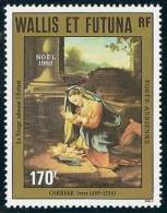 WALLIS Et FUTUNA 1982  Poste Aerienne  PA 121 Neuf Sans Charniere ** Noel Tableau Par Le CORREGE - Ungebraucht